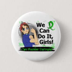 Muskeldystrophie Rosie Anime-WCDI Button