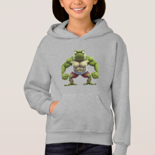 Muskelfrosch, starker Muskelfrosch Hoodie