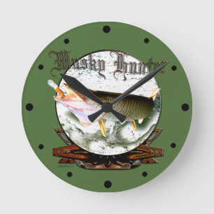 Muskeljäger 1 runde wanduhr
