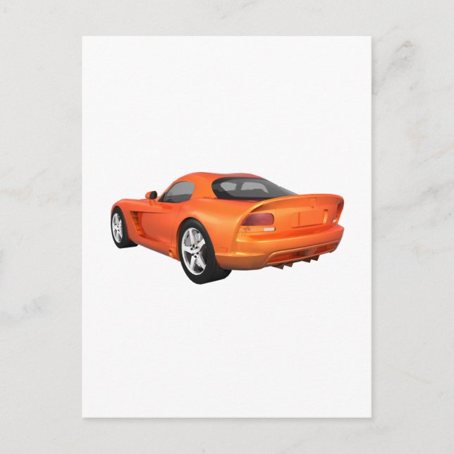 Muskelkater für Viper: Orange Finish Postkarte (Vorderseite)