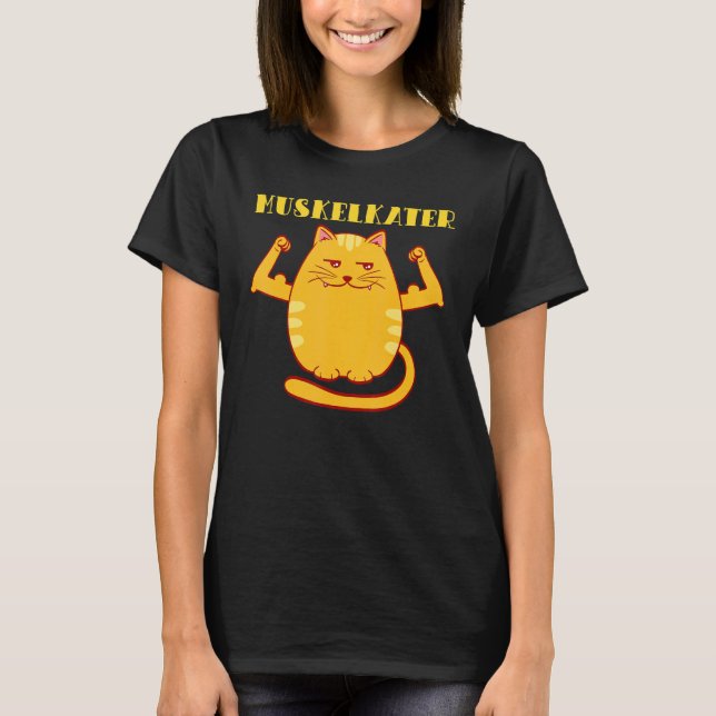 Muskelkrämpfe Fitness Gymnastikübungen T-Shirt (Vorderseite)
