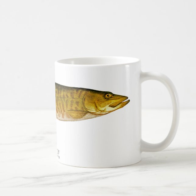 Muskellunge Fish Coffee Mug (Droite)