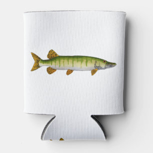 Muskellunge (Muskie) kann kühlen Dosenkühler