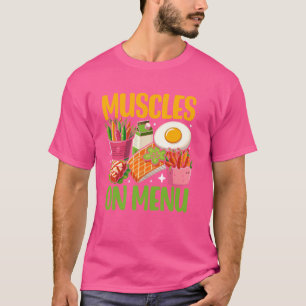 Muskeln auf dem Mengengewicht T-Shirt