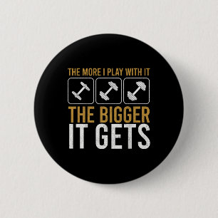 Muskeln erhalten größere Bodybuilding Gym Training Button