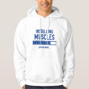 Muskeln installieren hoodie