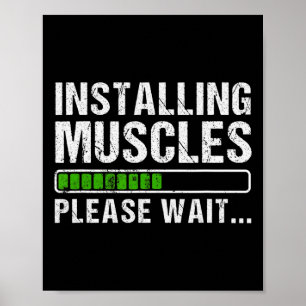 Muskeln installieren poster