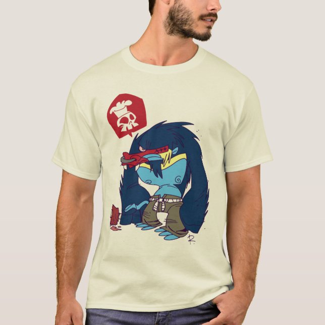 Muskeln Mandrill 1 T-Shirt (Vorderseite)