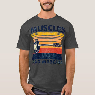 Muskeln und Mascara Retro Vintage  T-Shirt
