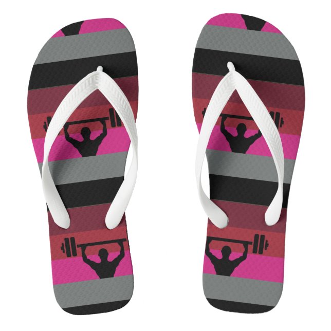 Muskelstolz Flip Flops (Fußbett)