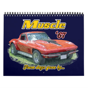 Muskelwagen aus der Vergangenheit Kalender