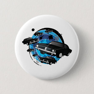 Muskelwagen Button