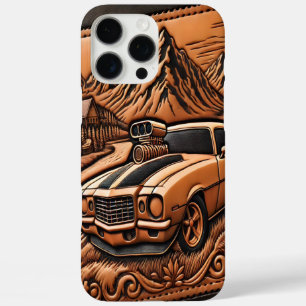 Muskelwagen in traumhafter Landschaft iPhone 16 Pro Max Hülle