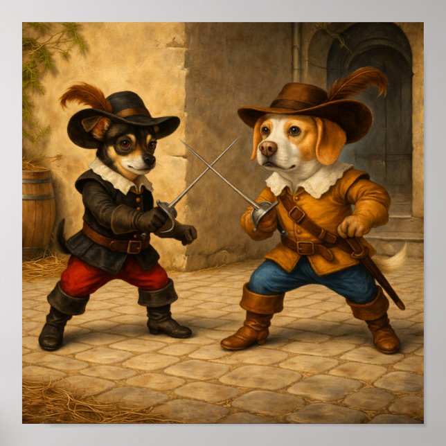 "Musketier-Brüder" Poster (Vorne)
