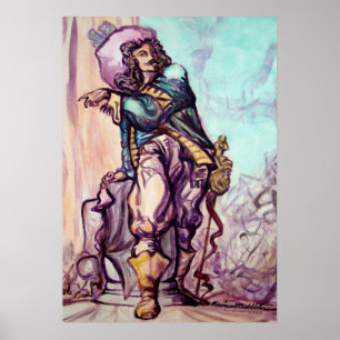 Musketier-kleines Plakat