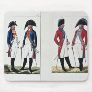 Musketiere und Offiziere, 1800 Mousepad