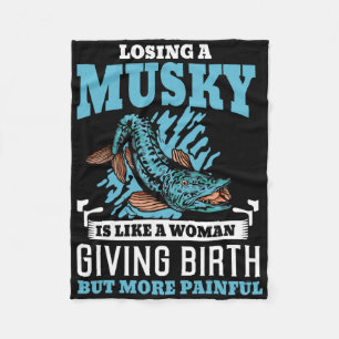 Muskie-Angeln Mukellunge Musky Fleecedecke