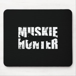 Muskie Hunter Fischen Mousepad