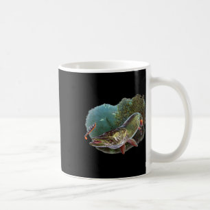 Muskie Hunter Musky Fisherman Fly Fishing Lure Nov Kaffeetasse