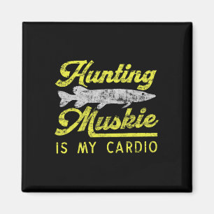 Muskie jagen ist mein Cardio lustiger Musky-Flussf Magnet