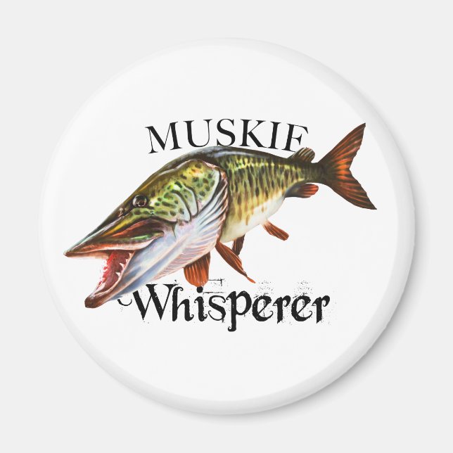 Muskie Whisperer Magnet (Vorne)