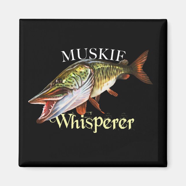 Muskie Whisperer Magnet (Vorne)