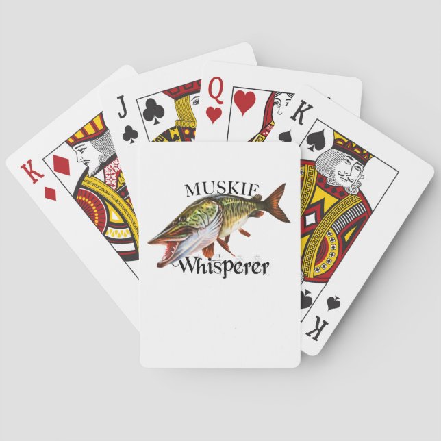Muskie Whisperer Spielkarten (Rückseite)