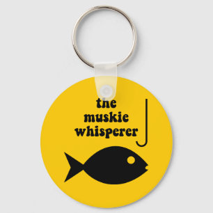 muskie Whispererfischen Schlüsselanhänger