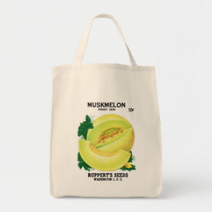 Muskmelon (Honigtaube) Saatpacketikett Tragetasche
