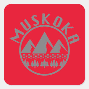 Muskoka Design - Aufkleber auf dem Platz