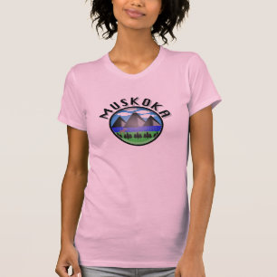 Muskoka Design (Version 2) - Frauen-Bella+Leinwand T-Shirt