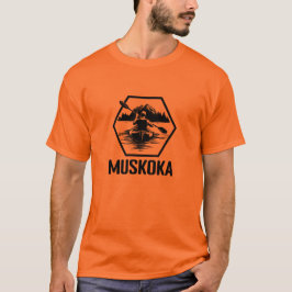 Muskoka Ontario Kayaker - T - Shirt für Männer