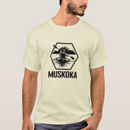 Muskoka Ontario Kayaker - T - Shirt für Männer