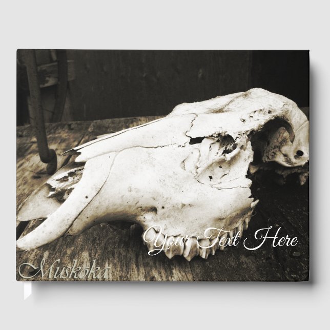 Muskoka Skull Gästebuch (Vorderseite)
