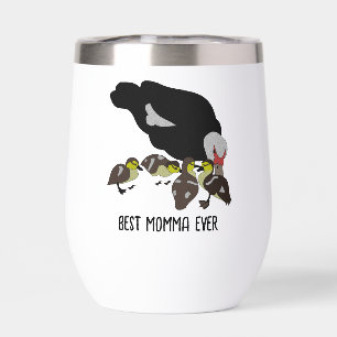 Muskovy Duck and Adorable Duckling