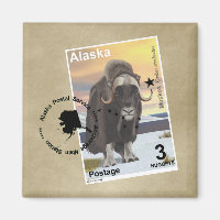 Muskox Briefmarke Souvenir