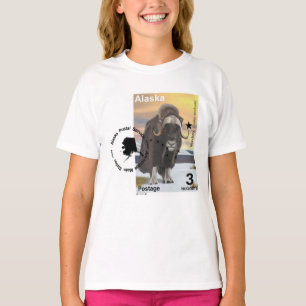 Muskox Briefmarke Souvenir T-Shirt