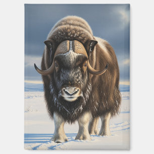 Muskox im Aulavik-Nationalpark Kanada Magnet