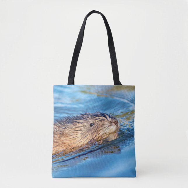 Muskrat in Vassar Farms Ökologische Reserve Tasche (Vorderseite)