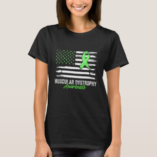 Muskuläre Dystrophie Aufklärung Monat Farbe Grün d T-Shirt
