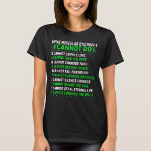 Muskuläre Dystrophie Bewusstsein Kampf Krieger Ban T-Shirt