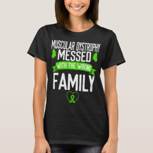 Muskuläre Dystrophie Familie Grüne Ribbon Bewussts T-Shirt