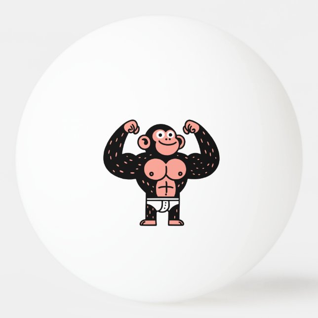 Muskulatur Tischtennisball (Vorderseite)