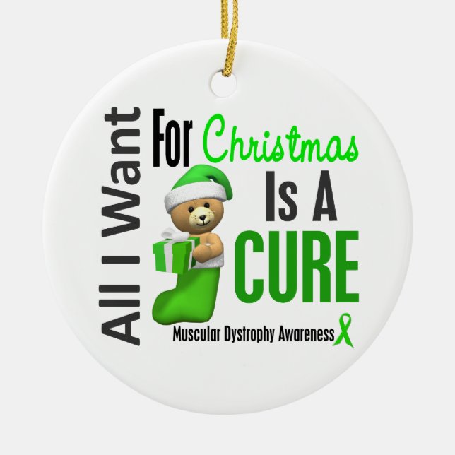 Muskulöse Dystrophie alle will ich Keramikornament (Vorne)