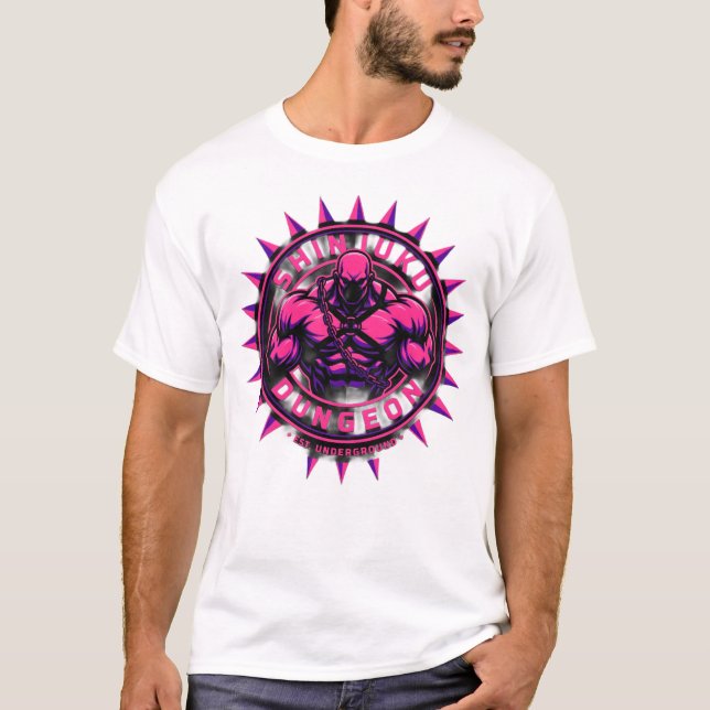 muskulöser Mann T-Shirt (Vorderseite)