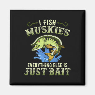 Musky Fishing Gift Idee Muskie Shirt Magnet