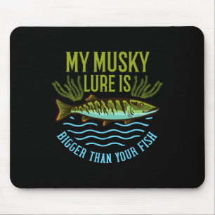 Musky Fishing Gift Muskie Lure Muskellunge Mousepad
