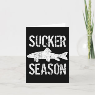 Musky Fishing Sucker Season Muskie Karte