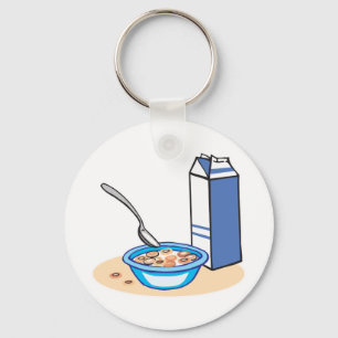 Müsli und Milch Schlüsselanhänger