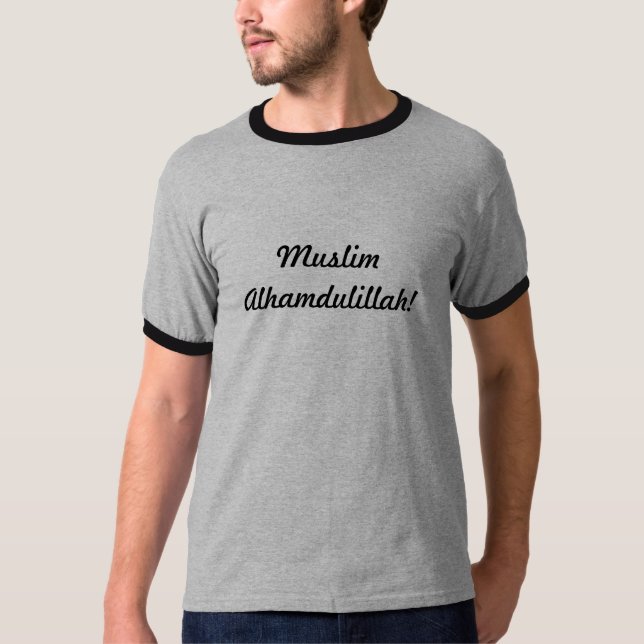 Muslim alhamdulillah T-Shirt (Vorderseite)